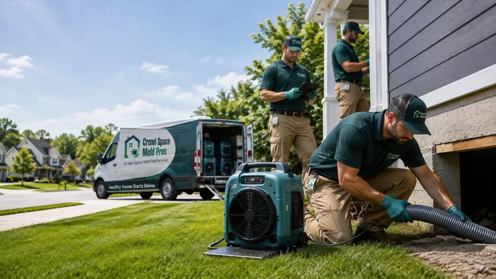 Crawl Space Mold Removal in Fields, OR